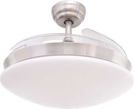 Eurolamp Deckenventilator 107cm mit Leuchte Weiß