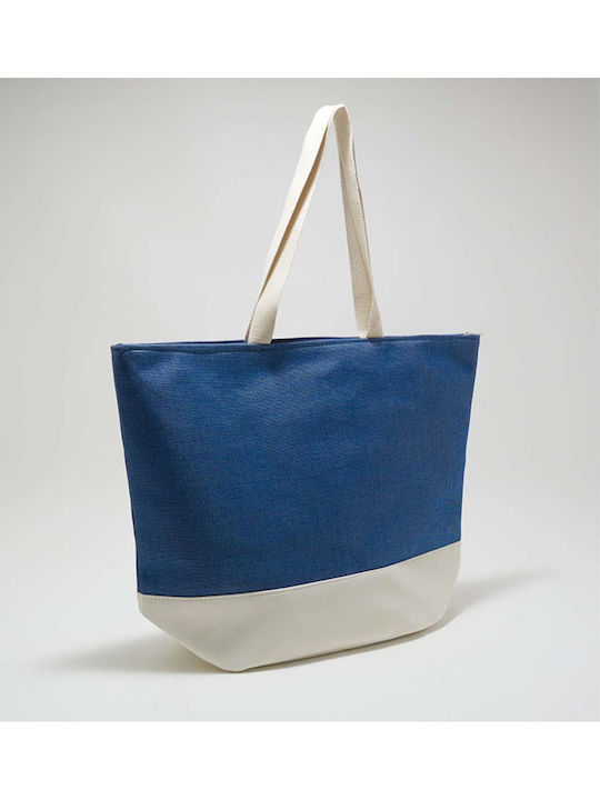 Beverly Hills Polo Club Beverly Hills Polo Club Strandtasche aus Blauem Segeltuch