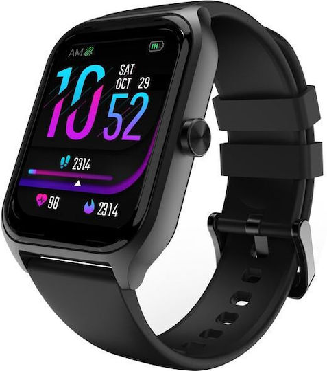 HiFuture Ultra2 Pro 45mm Smartwatch mit Pulsmesser (Schwarz)