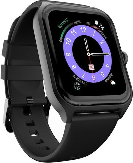 HiFuture Ultra2 Pro 45mm Smartwatch with Heart Rate Monitor (Black)
