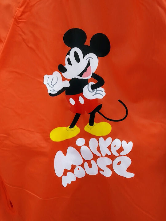 Wasserdicht Kinder Freizeitjacke Kurz mit Kapuze Rot Mickey Mouse