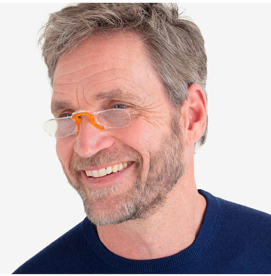 Nooz Reading Glasses +1.00 Pocket in Orange color