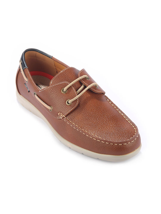 Fshoes Herren Mokassins in Tabac Braun Farbe