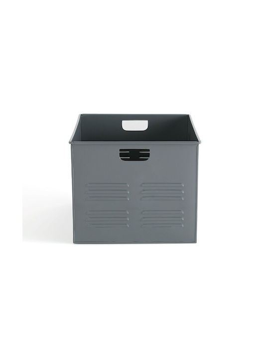 La Redoute Interieurs Metalic Cutie de Depozitare Gri 45x37x30cm 1buc