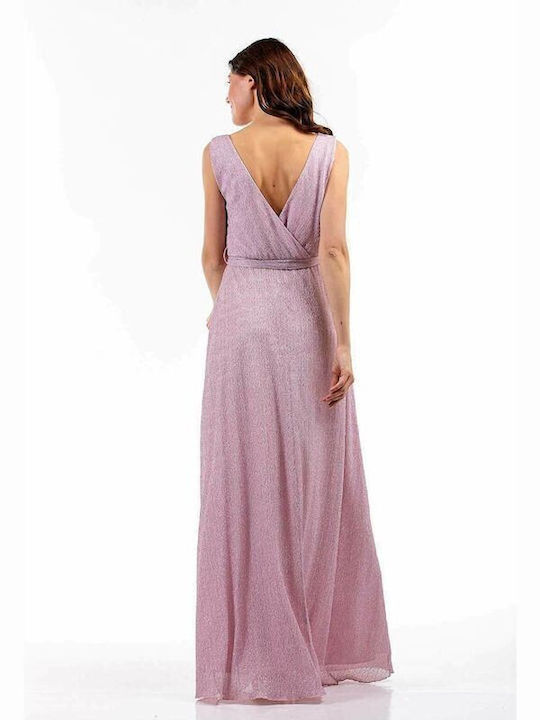 Bellino Maxi Dress for Wedding / Baptism Pink