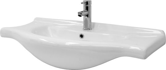 ML-Design Inset / Countertop Sink Ceramic 86x21.5x51.5cm White