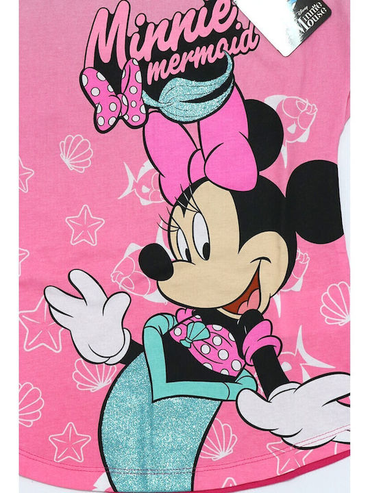 Disney Kids' Nightgown Summer Fuchsia Minnie Mouse