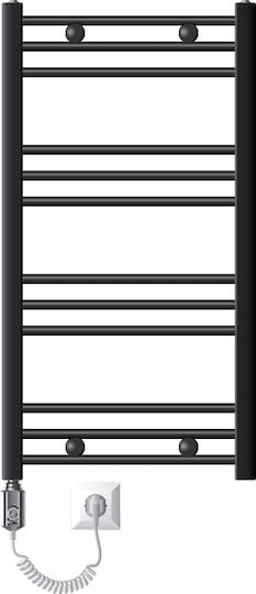 ECD Germany Electric Towel Rail 300W 80x50cm Gray