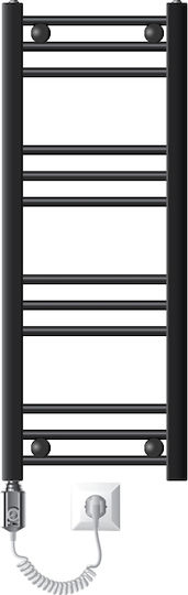 ECD Germany Ηλεκτρική Πετσετοκρεμάστρα 300W 80x30cm Γκρι