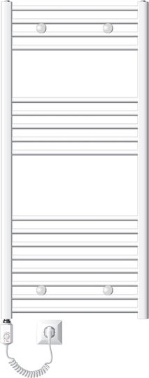 ECD Germany Luxebath Electric Towel Rail 900W 120x60cm White