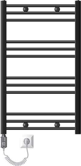 ECD Germany Luxebath Elektrische Handtuchheizkörper 300W 80x60cm Graue