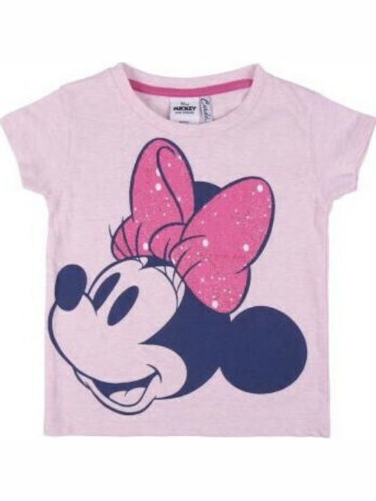 Παιδικό T-shirt Ροζ Minnie Mouse