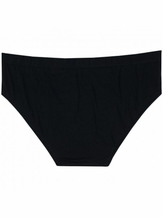 Ανδρικά Σλιπ Μαύρα 6Pack