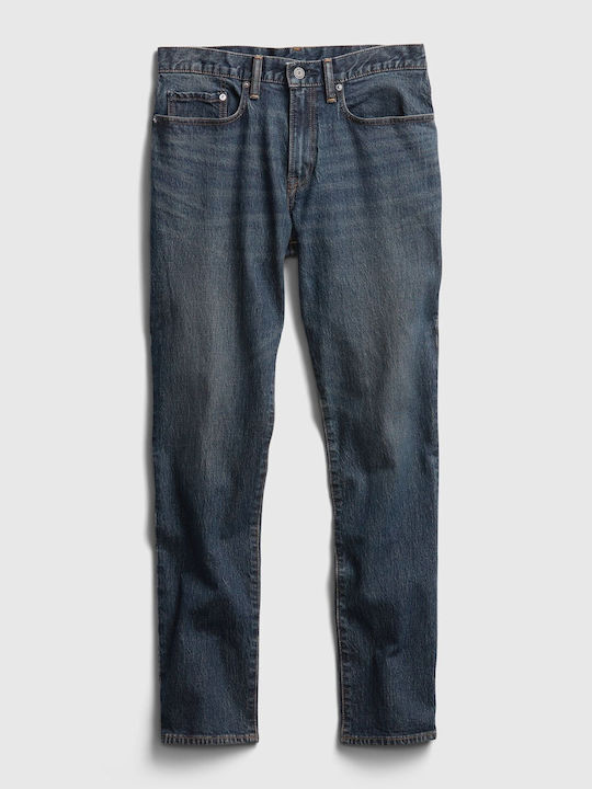 Men's Jeans Pants with Slim Fit Blue