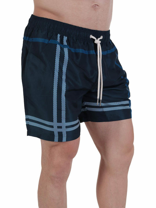 Barbour Herren Badebekleidung Shorts Blau Gestreift