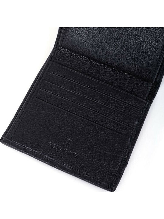 Δερμάτινο Ανδρικό Πορτοφόλι με RFID Μαύρο