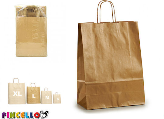 Pincello Gold Paper Gift Bag