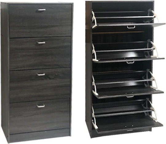 Suport pentru pantofi cu 4 Rafturi Maro L63xW24xH150cm