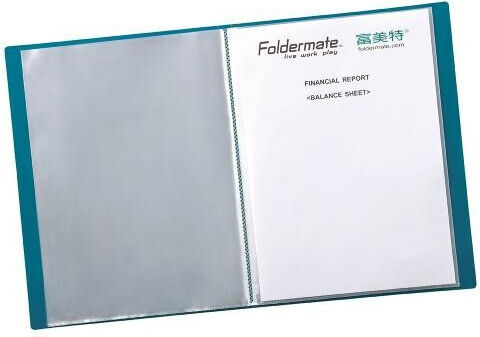 Foldermate Ντοσιέ Σουπλ με 60 Διαφάνειες για Χαρτί A4 Ροζ