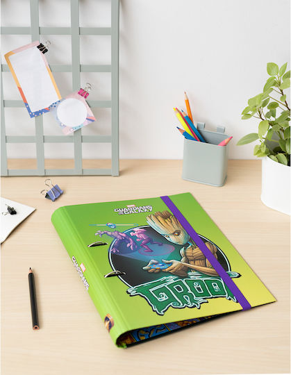 Grupo Erik Clipboard with 2 Rings for Paper A4 Green Premium 1pcs