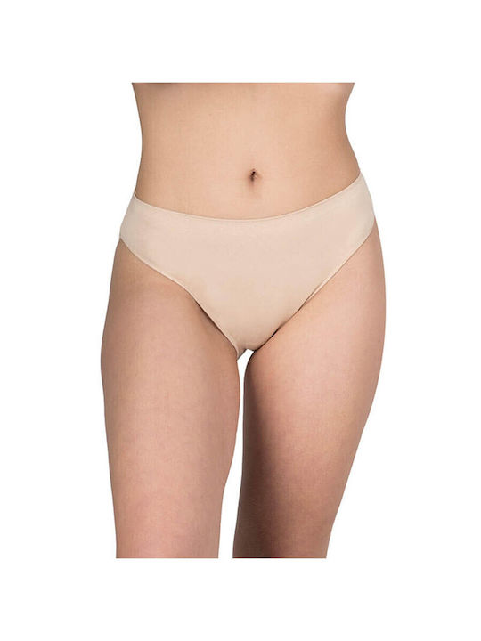 Γυναικεία Slip 3Pack χωρίς Ραφές Μπεζ