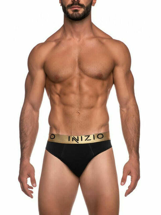 Inizio Ανδρικά Σλιπ Black/Gold/Silver 2Pack