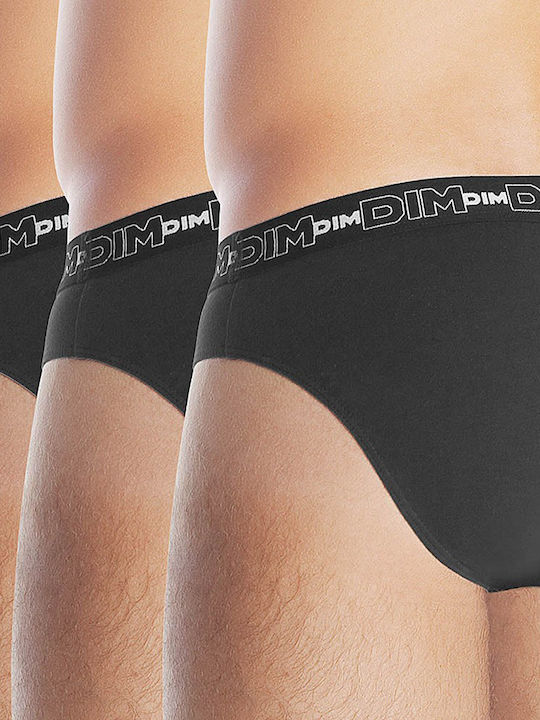 Herren Slips Schwarz 3Packung