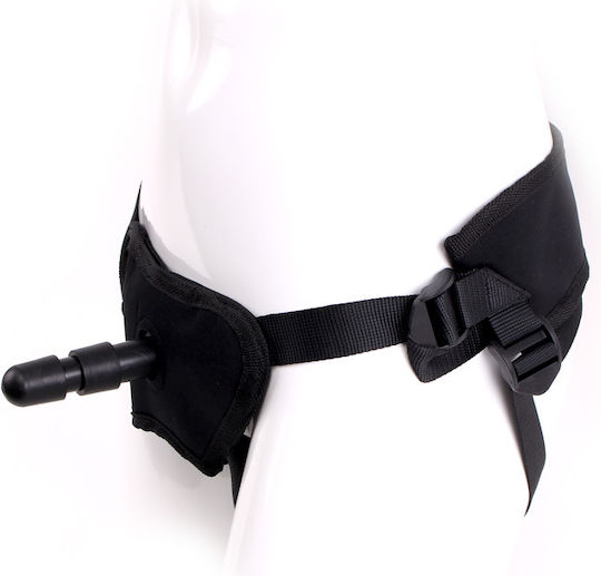 Hung System Harness & Insert Harness με Dildo σε Μαύρο Χρώμα