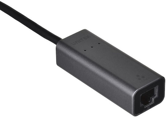 Unitek U1313C Αντάπτορας Δικτύου USB-C με Ενσύρματη Σύνδεση Ethernet