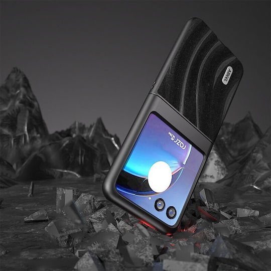 Ултра Задна Корица Пластмаса Черна (Moto Razr 2022)