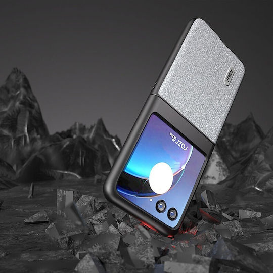 Ultra Back Cover Πλαστικό Ασημί (Moto Razr 2022)