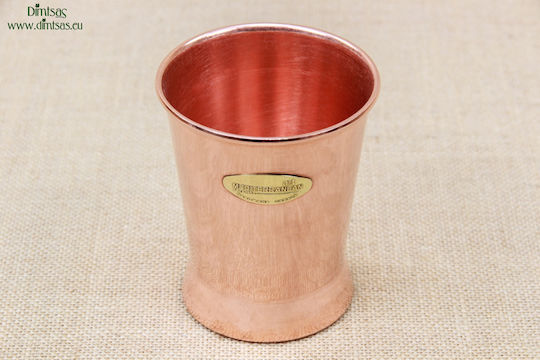 Glass Water made of Copper in Rose Gold Color 400ml