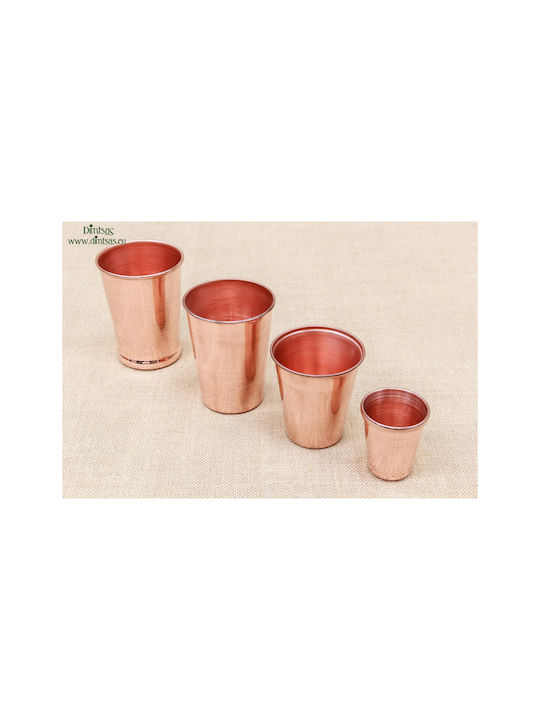 Glas Wasser / Cocktail/Trinken aus Kupfer in Rose Gold Farbe 100ml