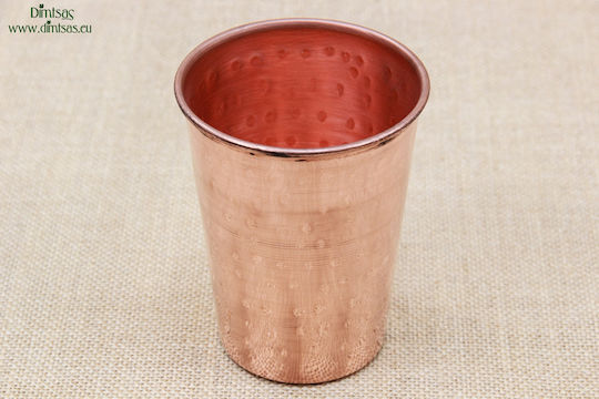 Glass Water / Cocktail/Drinking made of Copper in Rose Gold Color 410ml