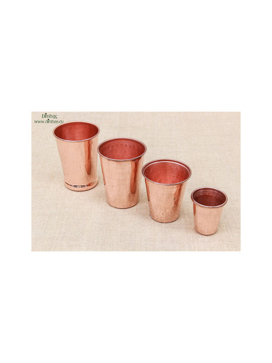 Glas Wasser / Cocktail/Trinken aus Kupfer in Rose Gold Farbe 410ml