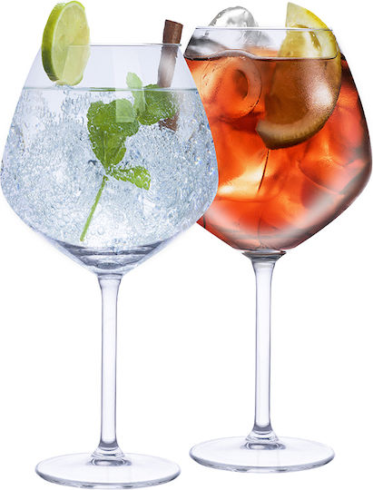 Alpina Appliances Set of Cocktail Glasses Goblet Glass 730ml 4 Pieces