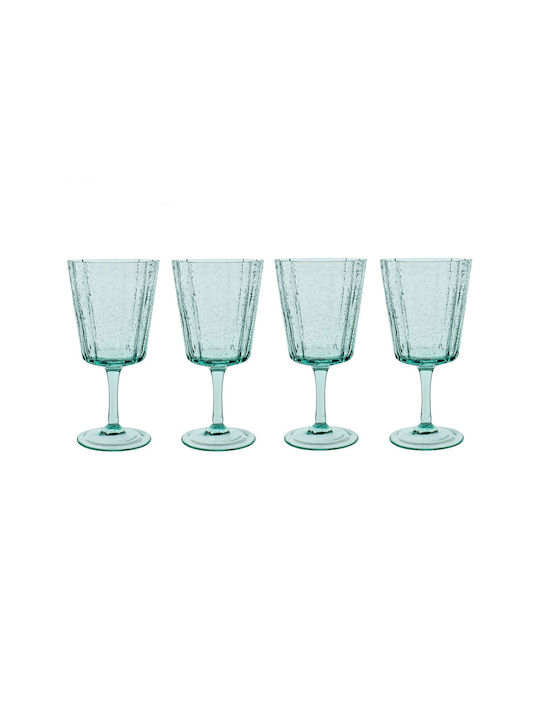 Laura Ashley Set Gläser Wasser aus Glas Green 380ml 4Stück