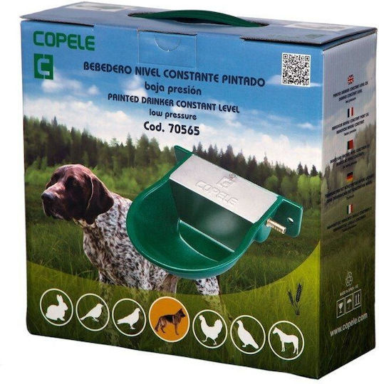 Copele Automatic Metallic Waterer for Dog in Green Color