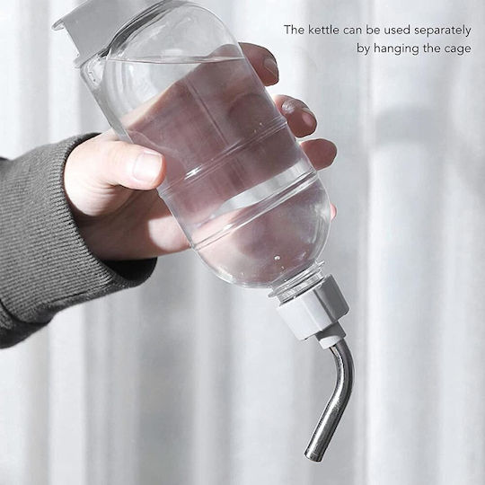 Factory Stainless Steel Bottle Food & Water for Dog & Cat with Base 500ml in Gray Color