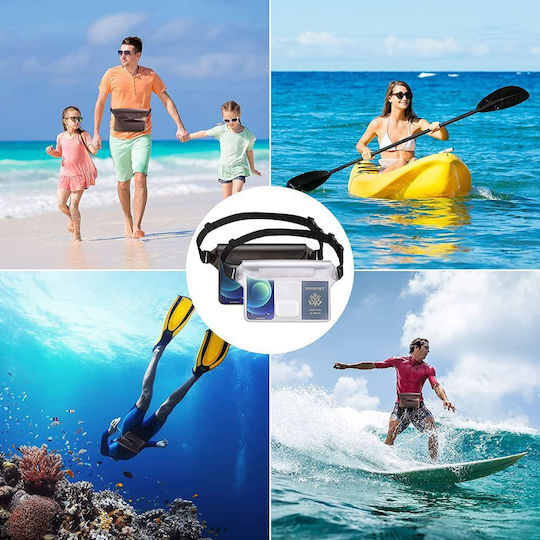 Techsuit Silicone Big Bag Accessories Wasserdichtes Gehäuse Bis 7 Zoll Blau