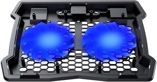 Havit F2075 Cooling Pad for Laptop up to 15.6" with 2 Fan and Lighting