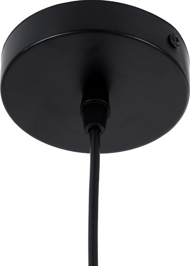 GloboStar Shanghai Black Bell Ceiling Light with E27 Socket 24x30x30cm