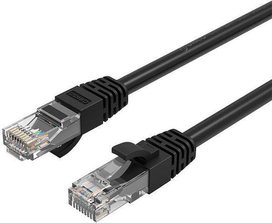 Orico Flat U/UTP Cat.6 Ethernet Network Cable 2m Black 1pcs