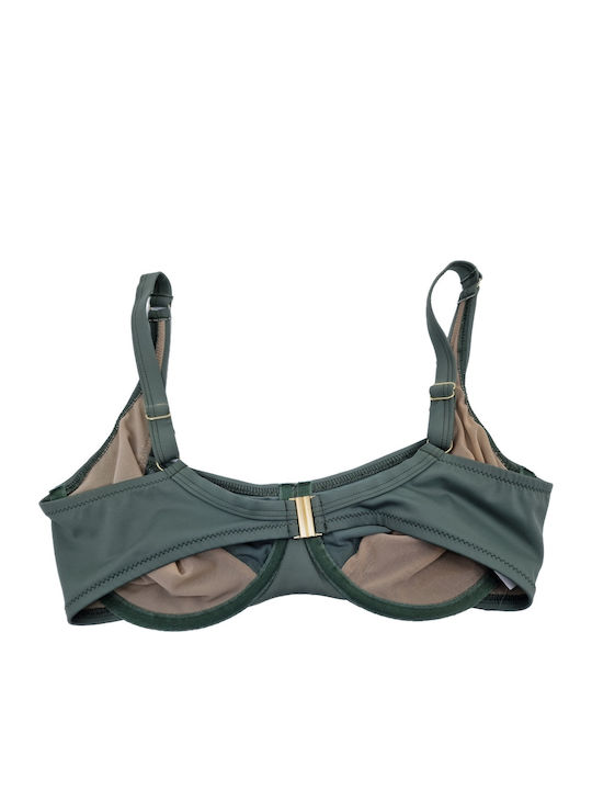 Cup Bikini Τριγωνάκι E Cup Χακι