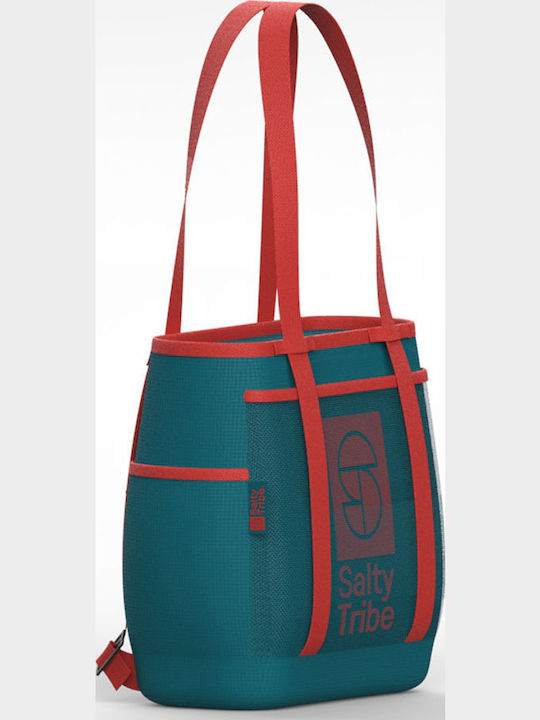 Salty Tribe Fabric Beach Bag Green