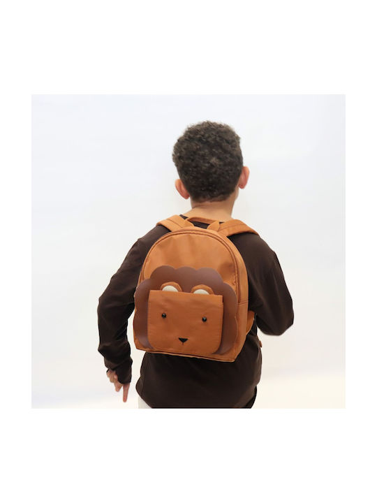 Kinder Rucksack Rucksack Braun 25cmx10cmx28cmcm