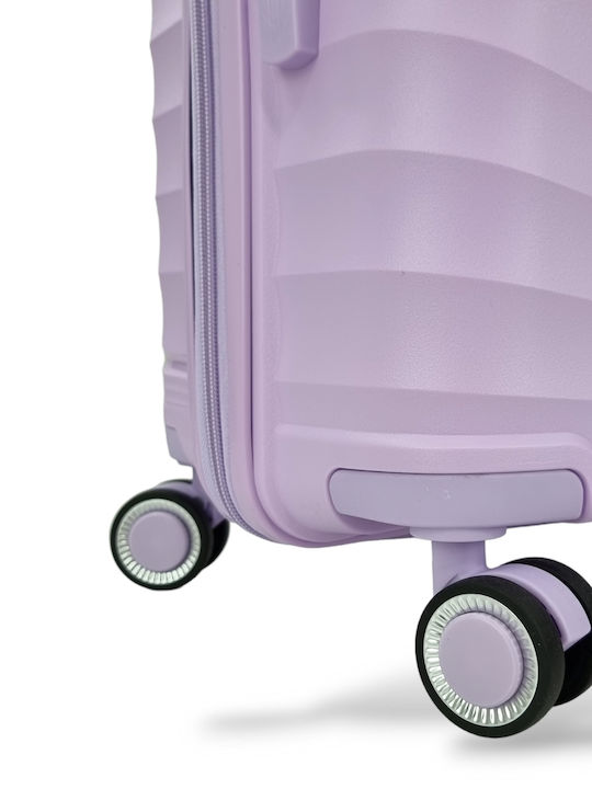 Playbags PP8804 Medium Travel Suitcase Hard Lila with 4 Wheels Height 65cm pp8004-24