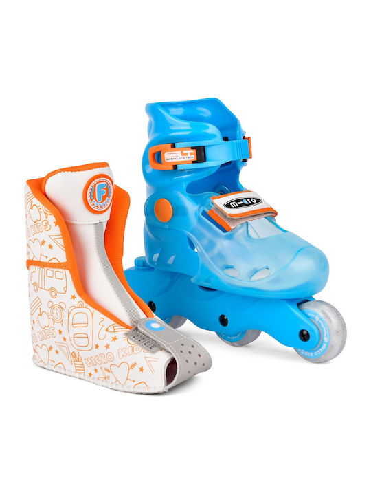 Micro Future Combo Inline Αυξομειούμενα Rollers Μπλε Παιδικά