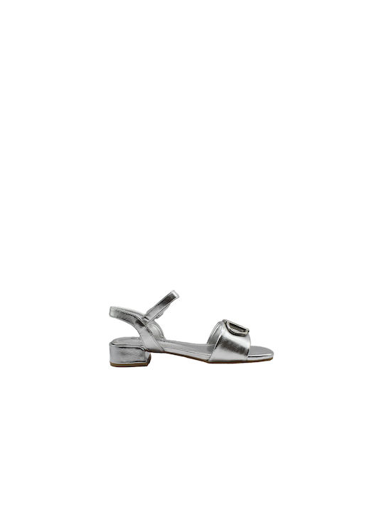 Laura Biagiotti Leather Women's Sandals Silver