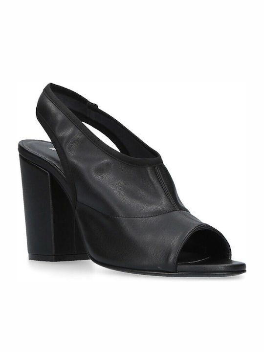 Strategia Piele Sandale dama in Culorea Negru